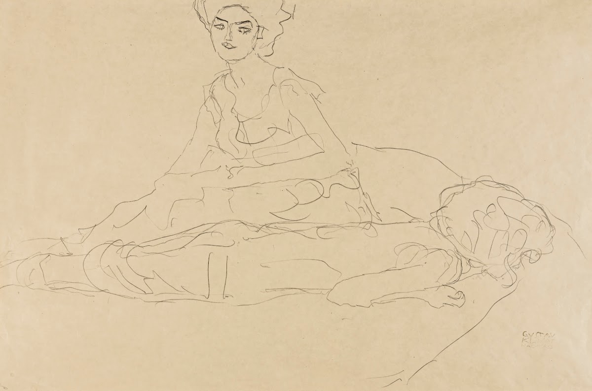Studie zweier frauen study of two women 1916 17