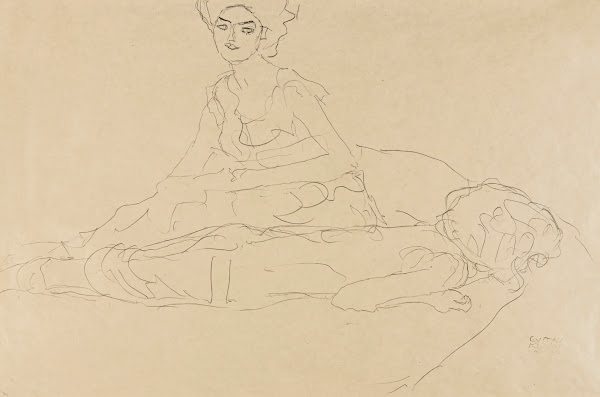 Studie zweier frauen study of two women 1916 17