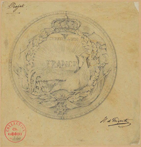 Design for the Medal to Commemorate the Charter of 1830 1830