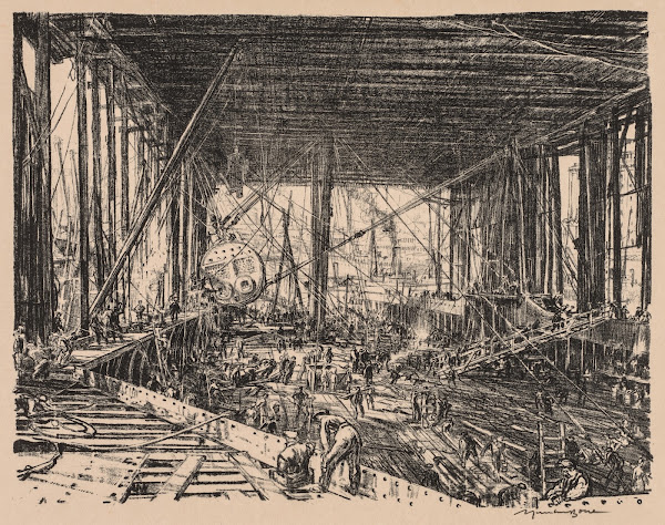 On the Clyde 1917 1918 The Floor of the Train Ferry 19171918
