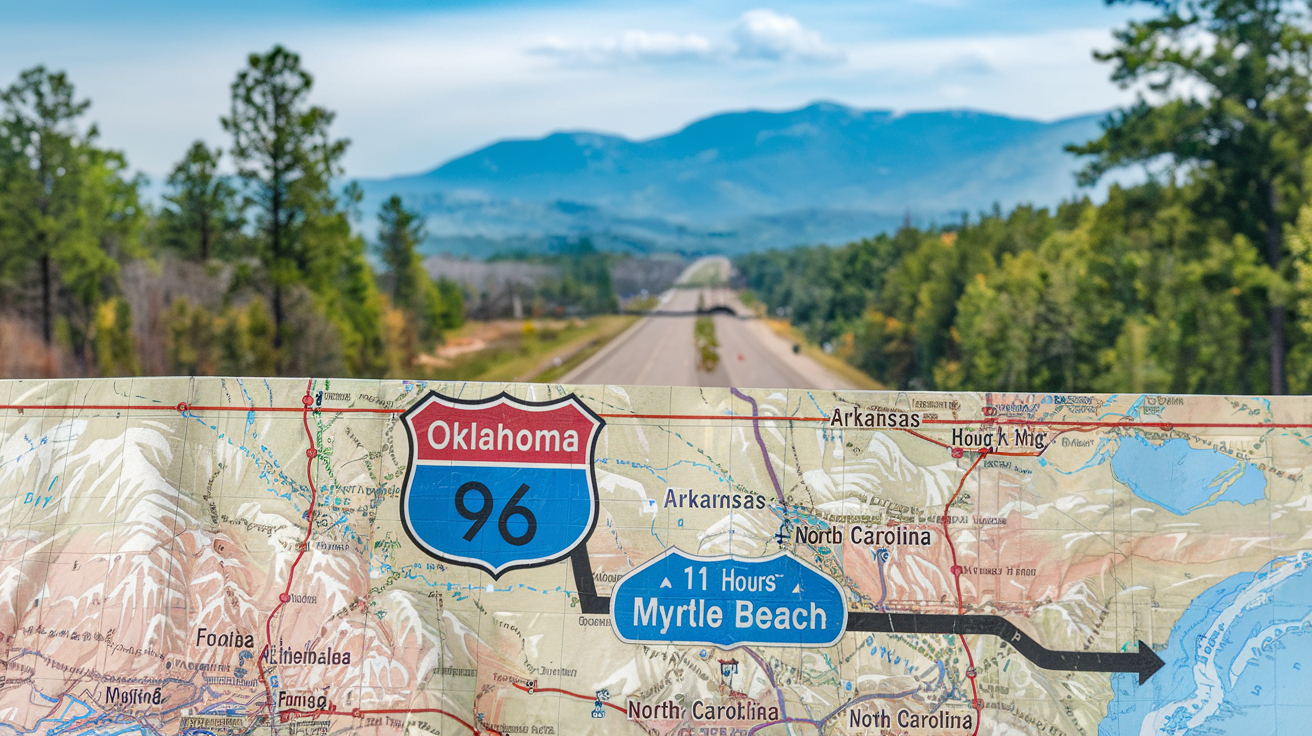 How Long to Drive from Oklahoma to Myrtle Beach