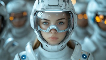 Woman Astronaut Wallpaper
