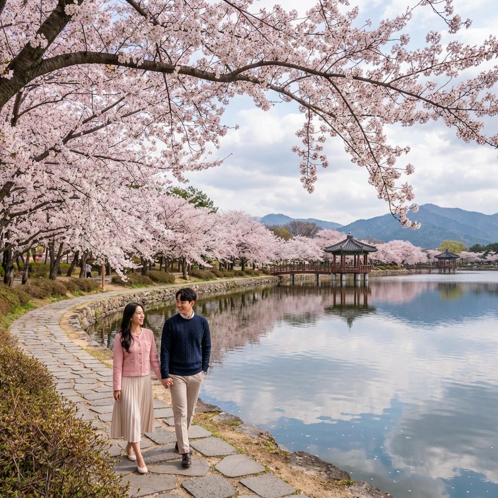 <h2>경주 벚꽃 명소 완벽 분석: 품격 있는 여행자를 위한 프리미엄 가이드</h2>