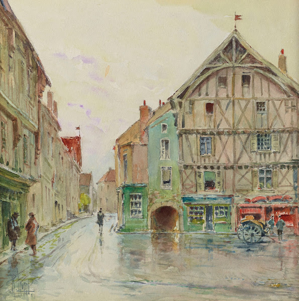 Après la pluie Place de lHôtel de ville