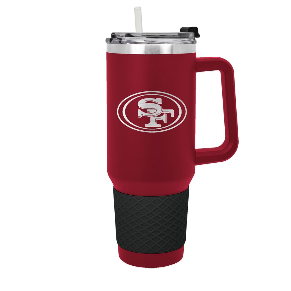 Termo de acero inoxidable con asa Great American™ NFL™ Raiders de 1.18 L