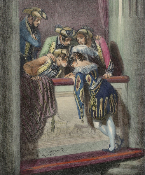 Souvenirs du Carnaval 1837 45 No 5  La Loge davant scèn