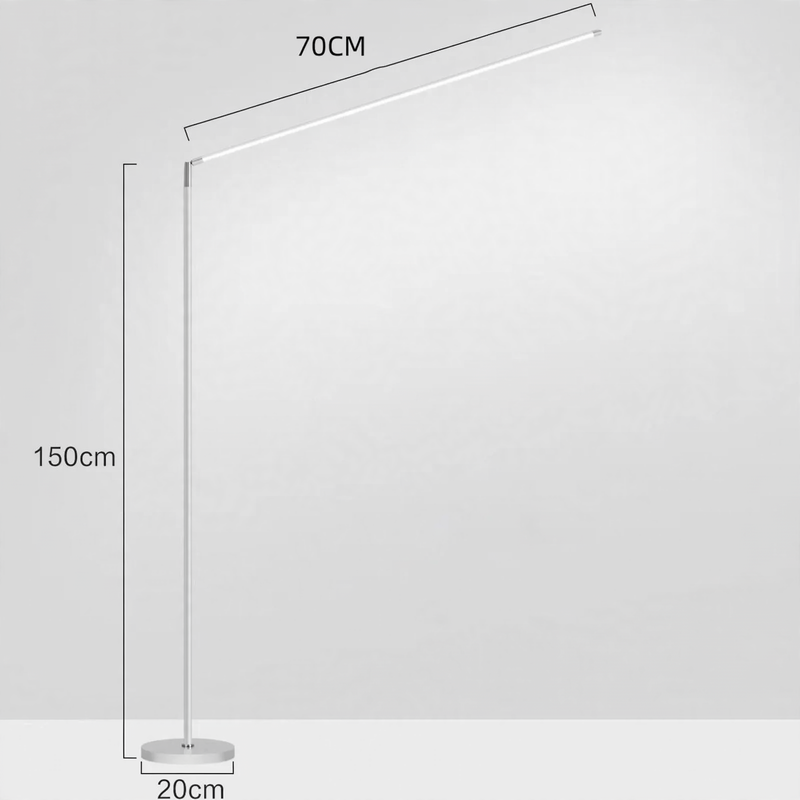 Full-spectrum LED floor lamp for reading and learning
