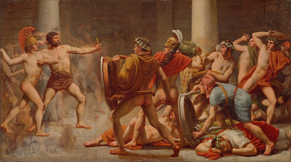 Ulysses revenge on Penelopes suitors 1814