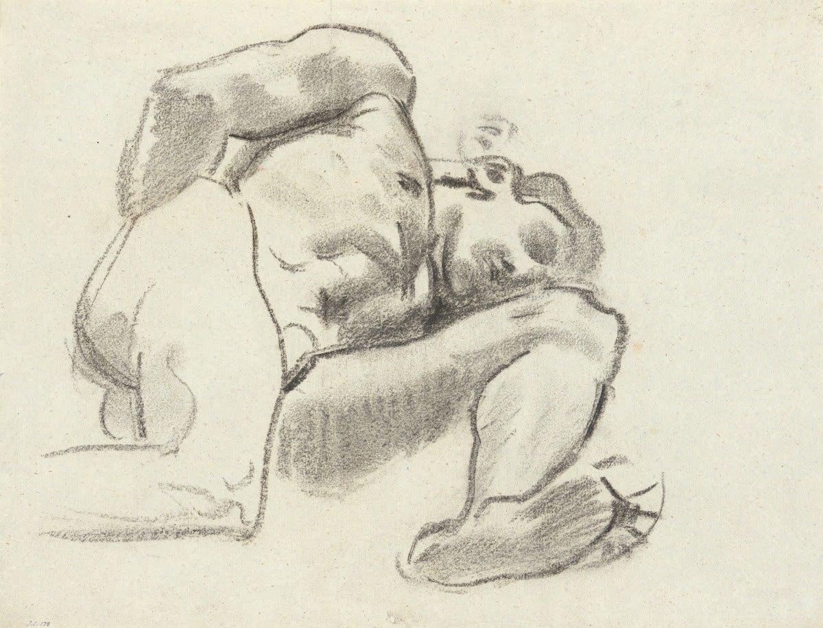 Study for Prometheus rondel Rotunda Museum of Fine ArtsBoston ca191721