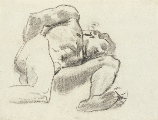 Study for Prometheus rondel Rotunda Museum of Fine ArtsBoston ca191721