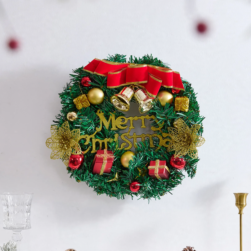 Christmas wreath made from PVC, decorative for doors and windows