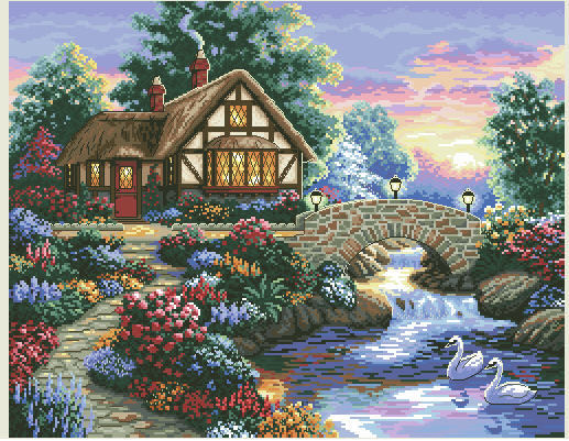 DIM35172 Twilight Bridge