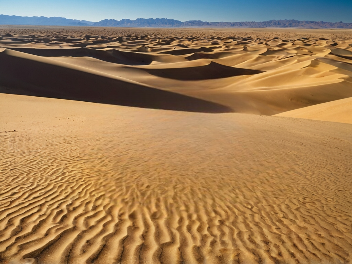 Without car with desert photo Object Removal by AI