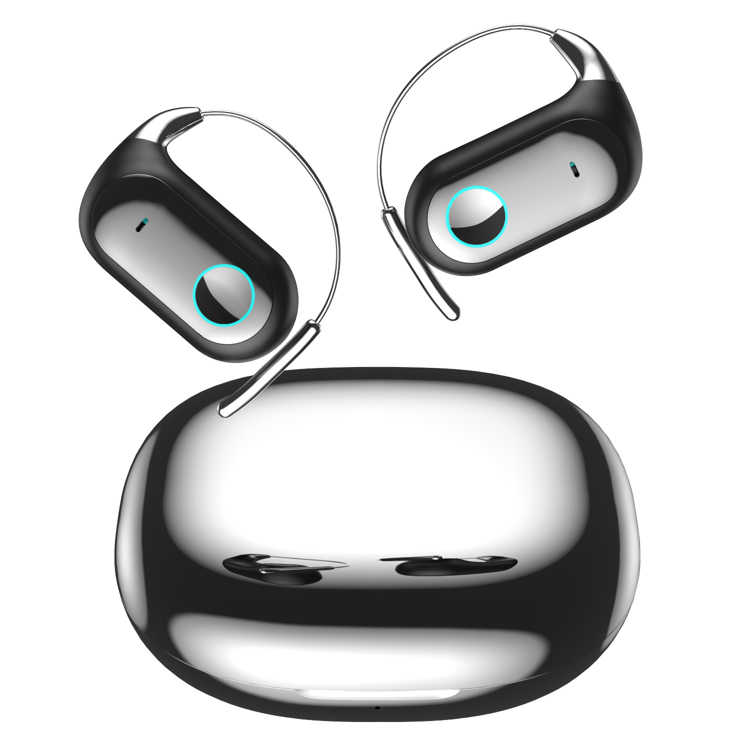 Bluetooth Earhook Headphones with AI Translation