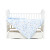Children's bedding set 3 el Twins Romantic Spring collection Butterfly blue