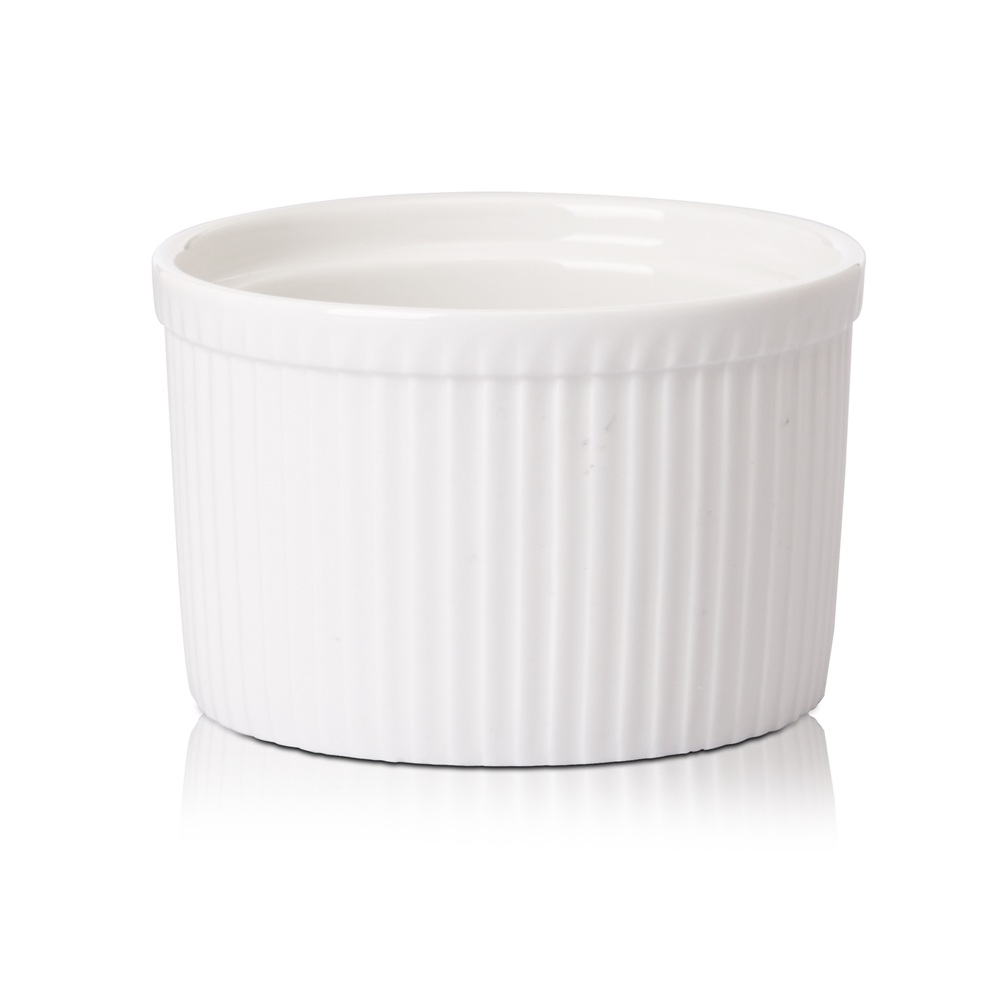 Ramequín de porcelana Gala™ 9 cm, color blanco