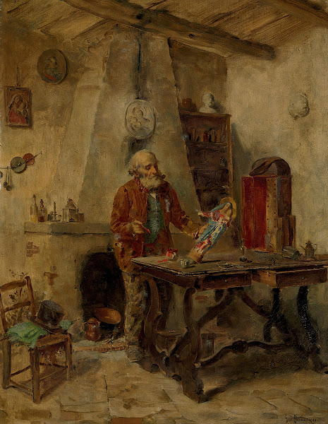 Painting the Madonna 1889