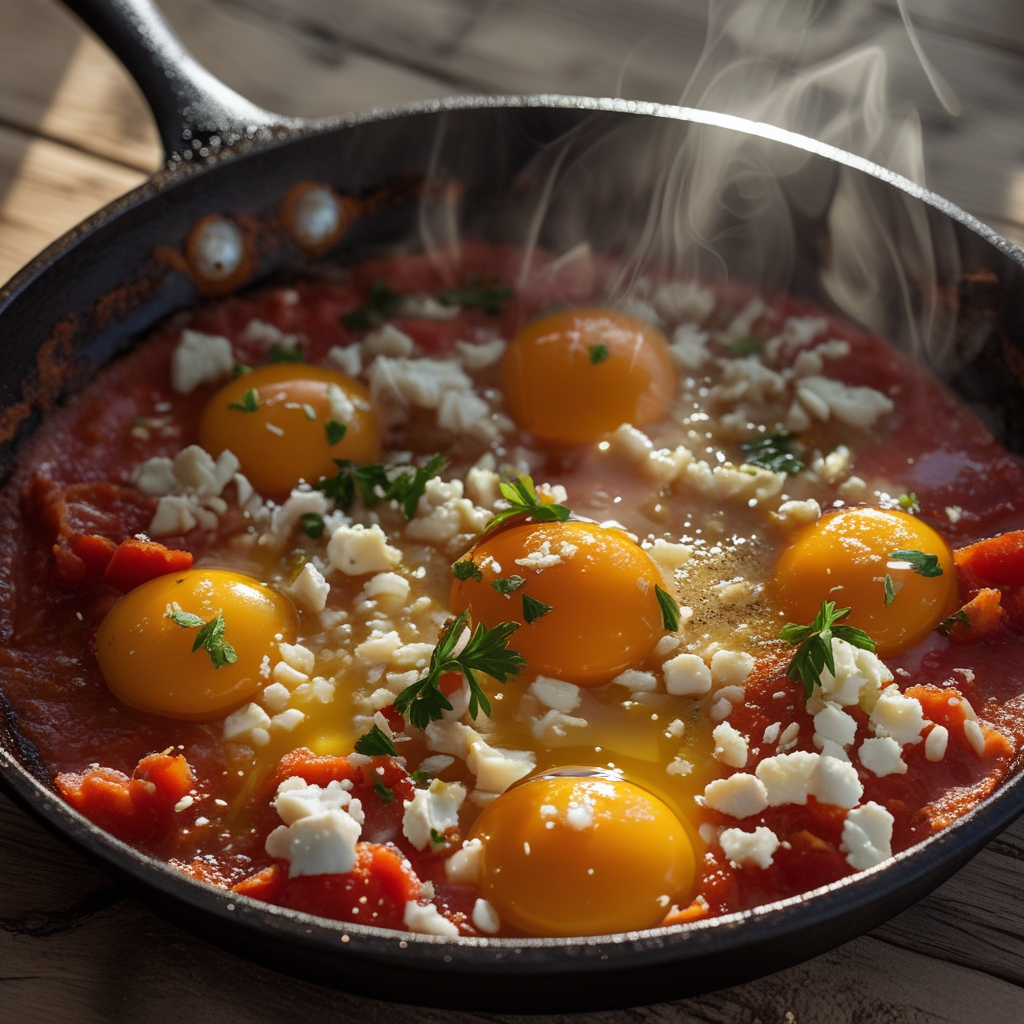 Final White Bean & Spinach Shakshuka with Feta Power Pack
