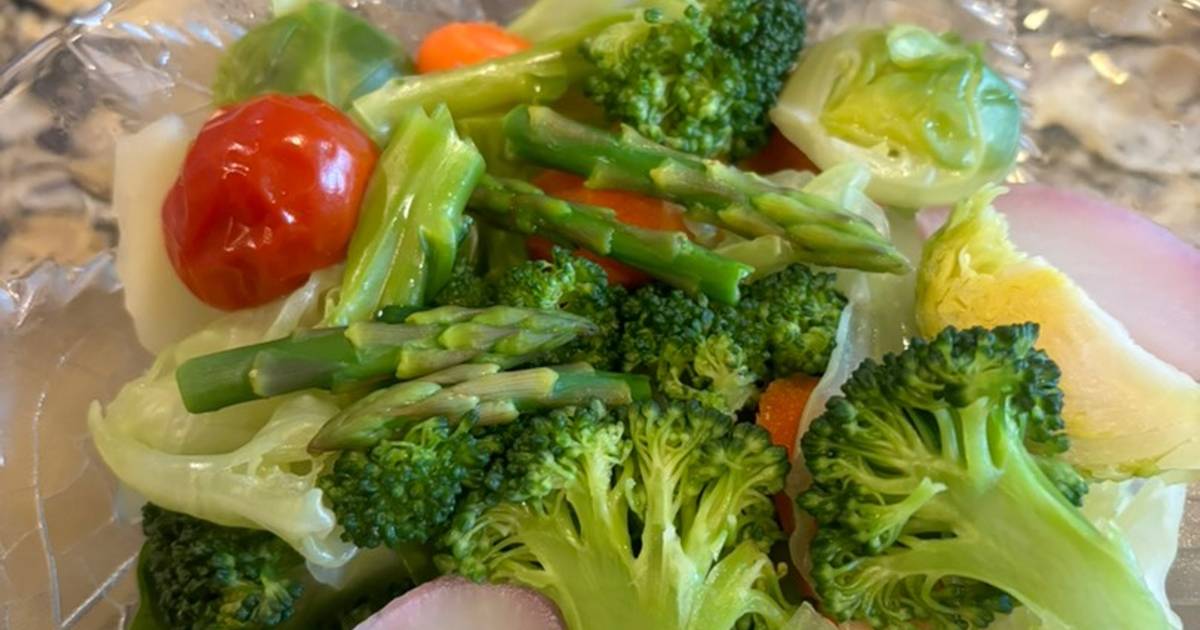 Rau củ luộc chấm chao