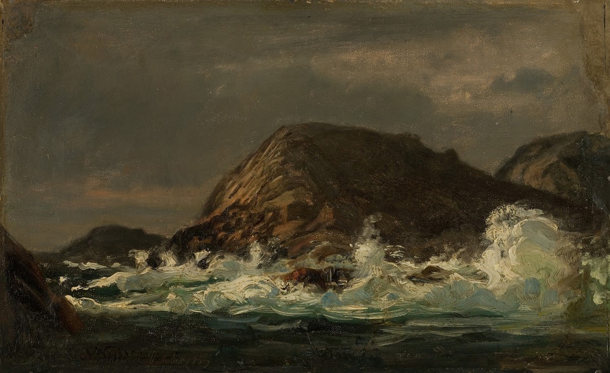 Efter storm Spangereidleden 1859