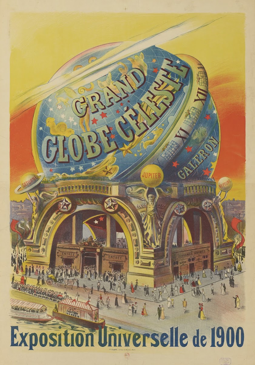 Grand globe céleste Exposition Universelle de 1900 1900