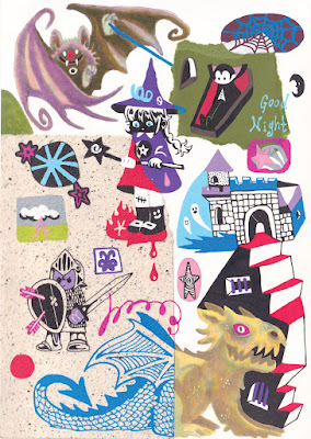 Fragment of Yesterday postcard