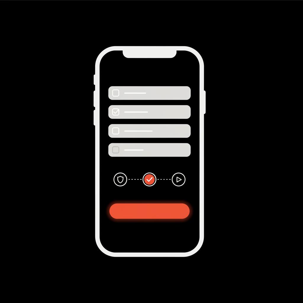 How do I contact Google to restore my Gmail account — minimal 2D vector mobile UI of account recovery flow with icon steps, Social Success Hub palette