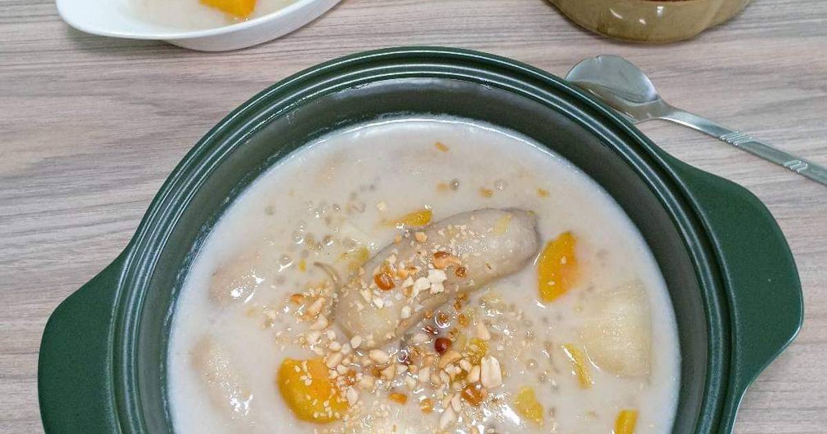Chè chuối chưng