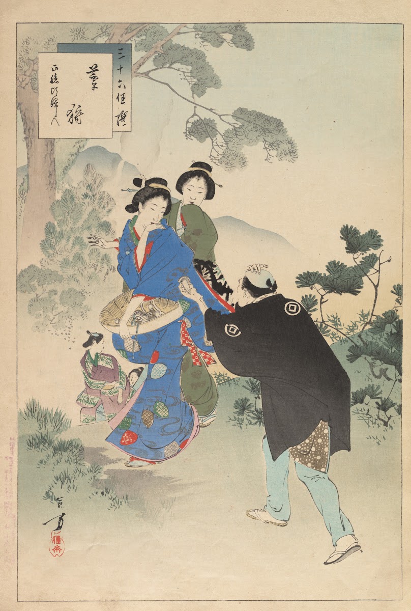 Noblewomen of the Tokugawa Period Thirty six Beauties Sanjuroko kasensoro Pl10 1