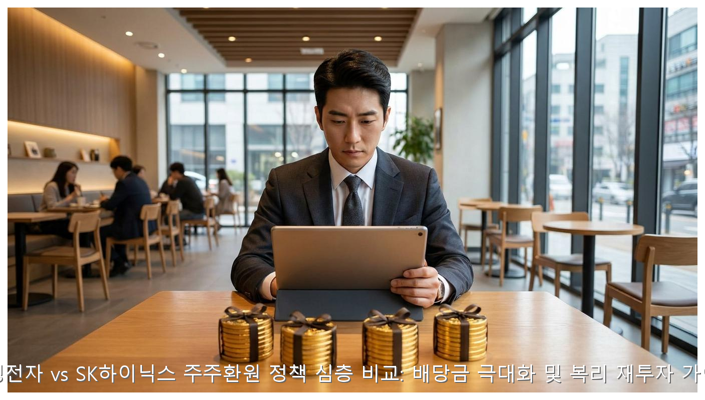 삼성전자 vs SK하이닉스 주주환원 정책 심층 비교: 배당금 극대화 및 복리 재투자 가이드 핵심 안내 및 분석 인포그래픽 (3)