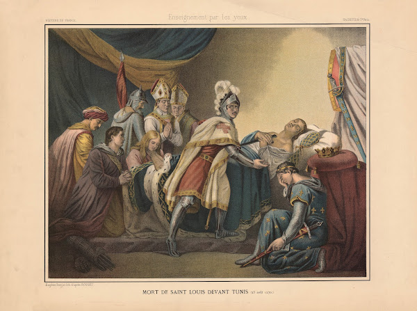 Death Of Saint Louis Before Tunis August 25 1270