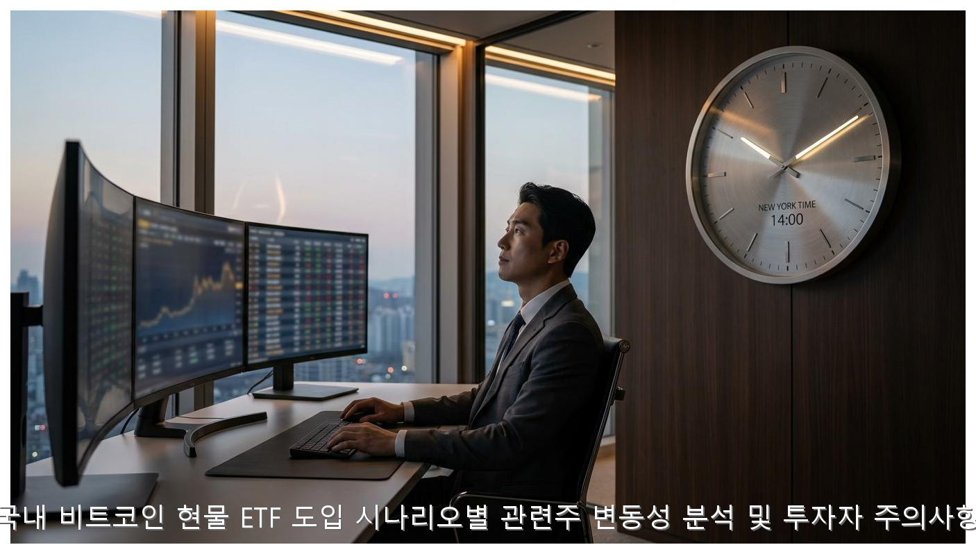 국내 비트코인 현물 ETF 도입 전망과 관련주 변동성 리스크 핵심 안내 및 분석 인포그래픽 (4)
