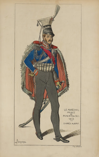 Le maréchal prince de Poniatowski 1813 Daprès Aubry 1869