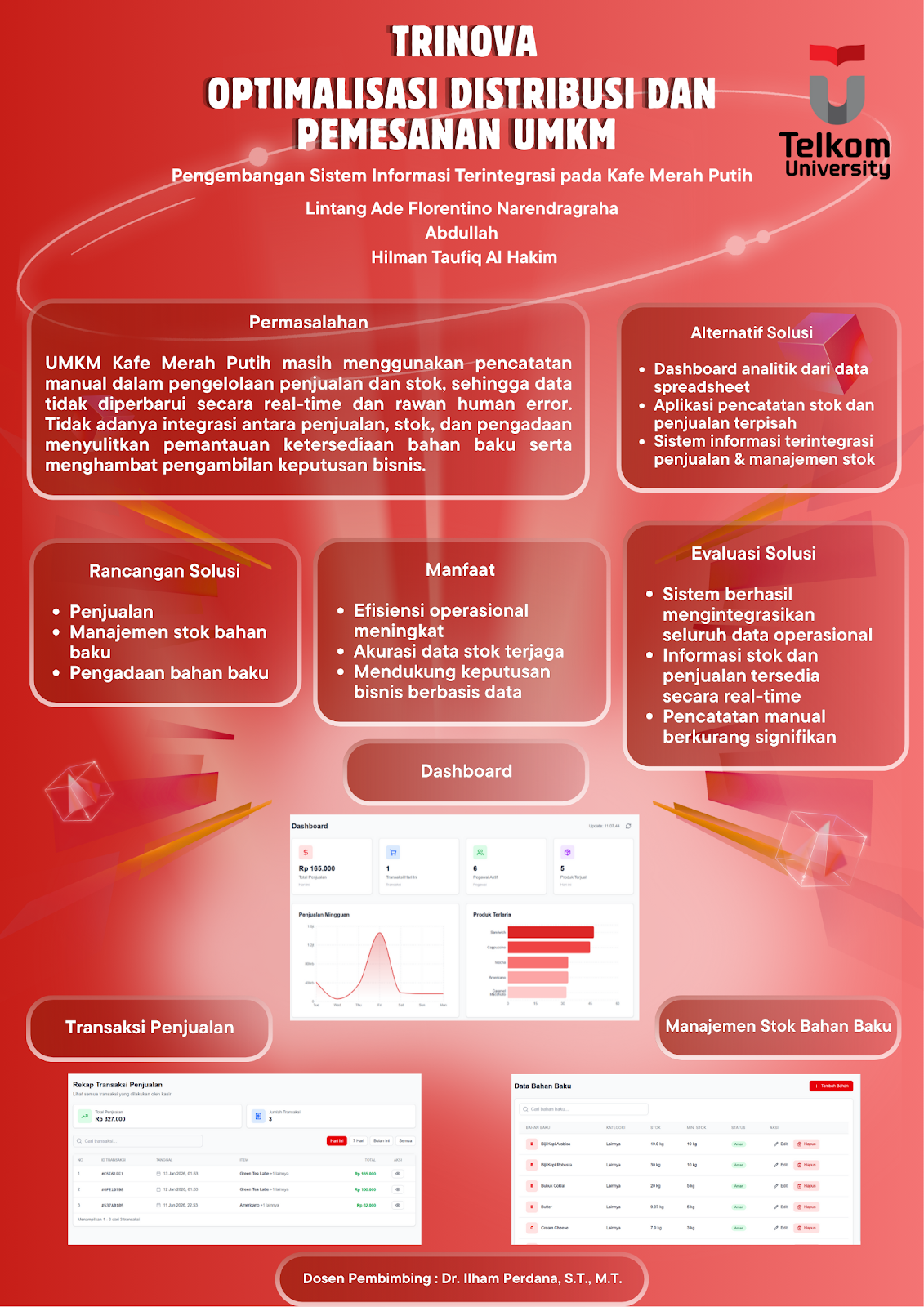 OPTIMALISASI DISTRIBUSI DAN PEMESANAN UMKM