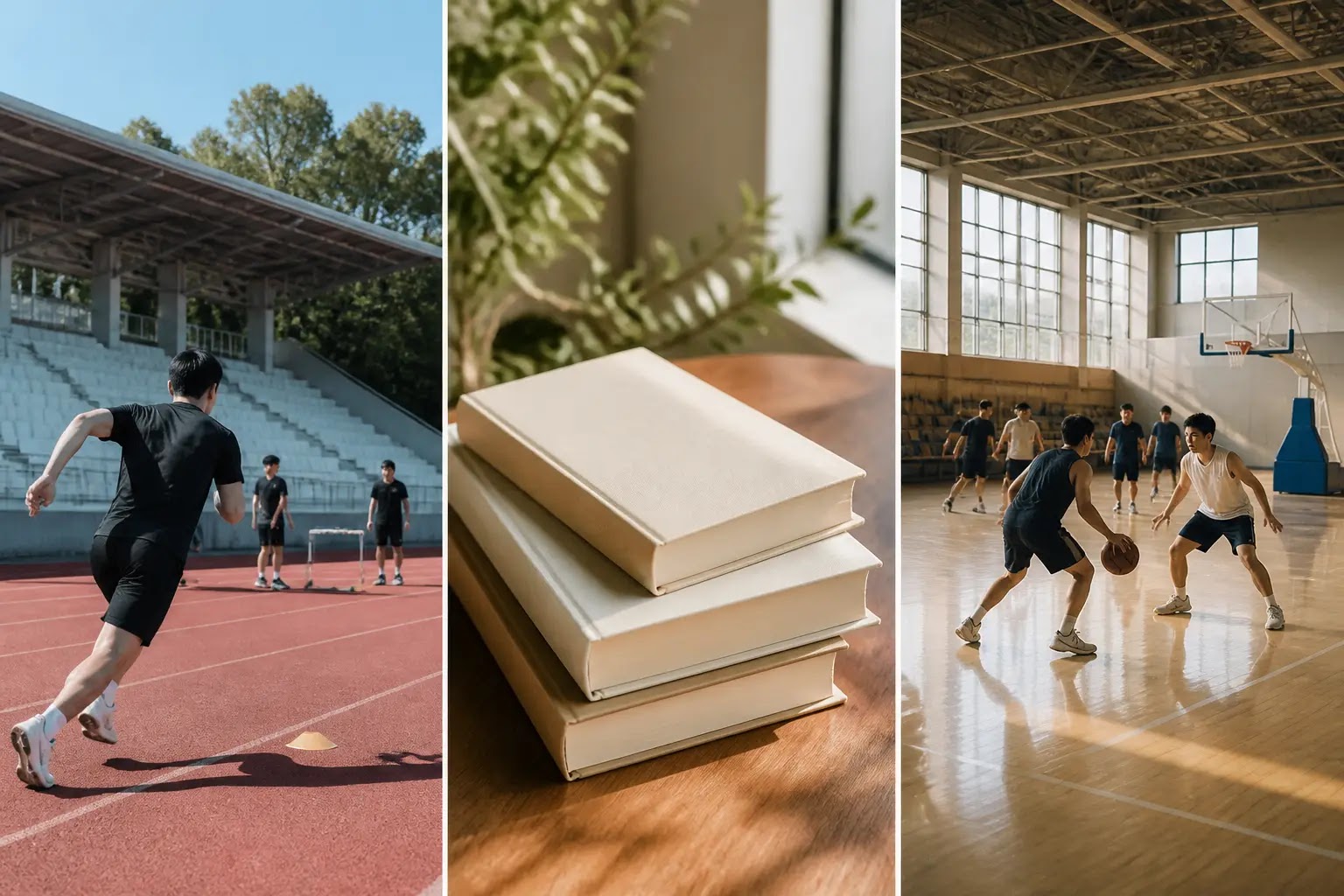 AI-generated Sports Daily Brief multi-story editorial montage