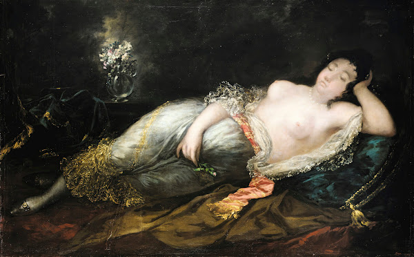 Maja dormida sleeping nude 1817