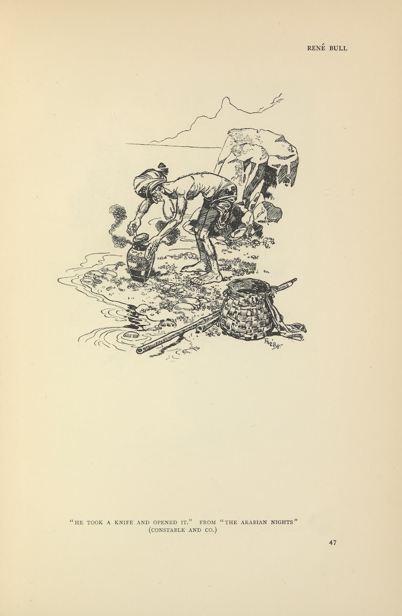 He took a knife and opened it  The Arabian Nights 1914