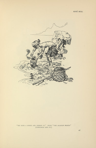He took a knife and opened it  The Arabian Nights 1914