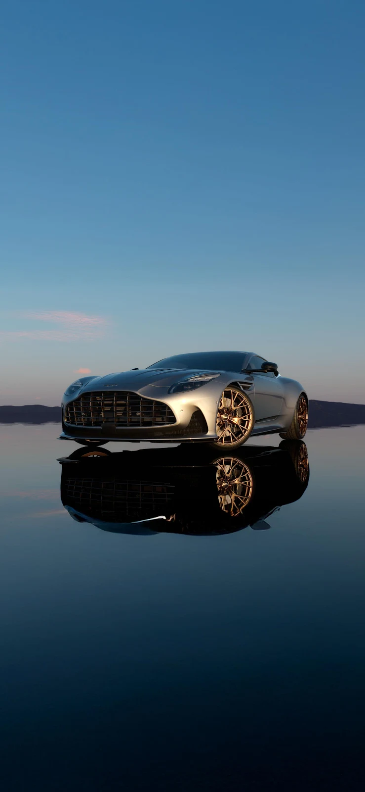 Aston Martin DBS Superleggera Reflection - Automotive Photography 2K iPhone Wallpaper (1772x3839)