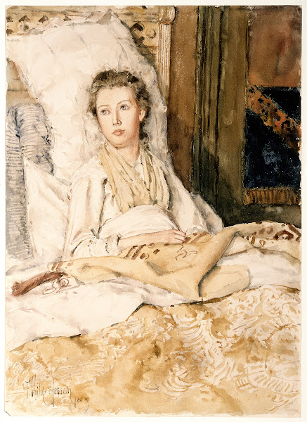 Maud Sewing 1883