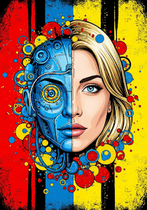 Dystopian Pop Art Portrait