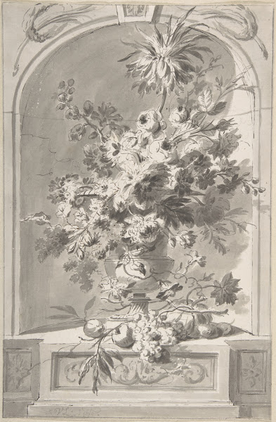 Vase of Flowers 1790s