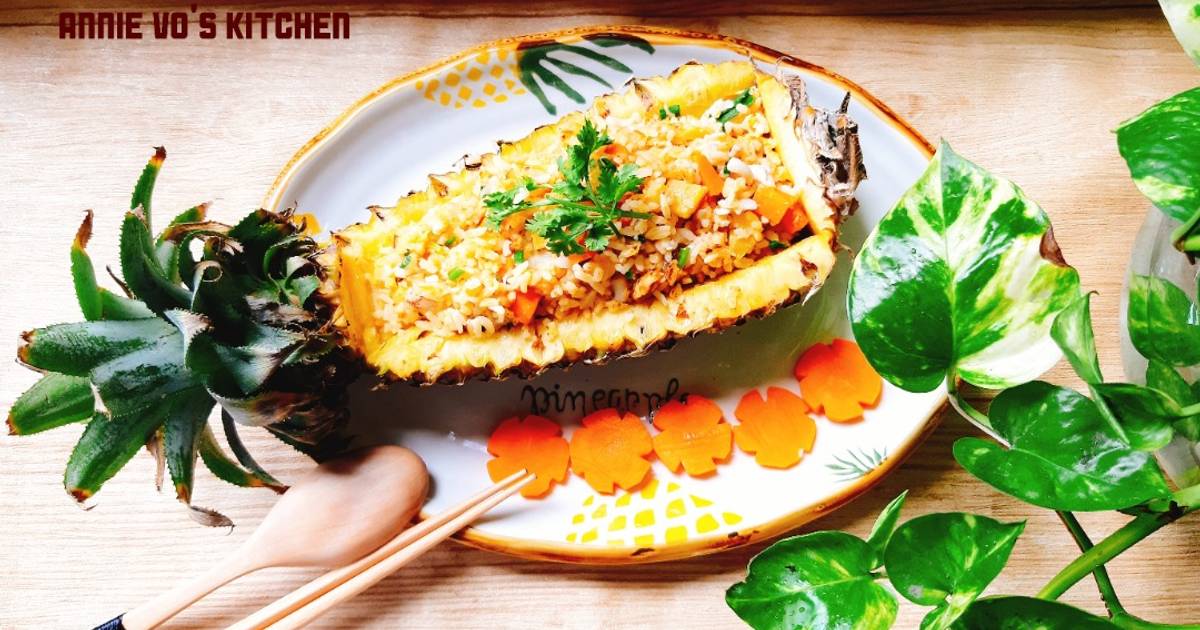 Cơm chiên trứng trái thơm