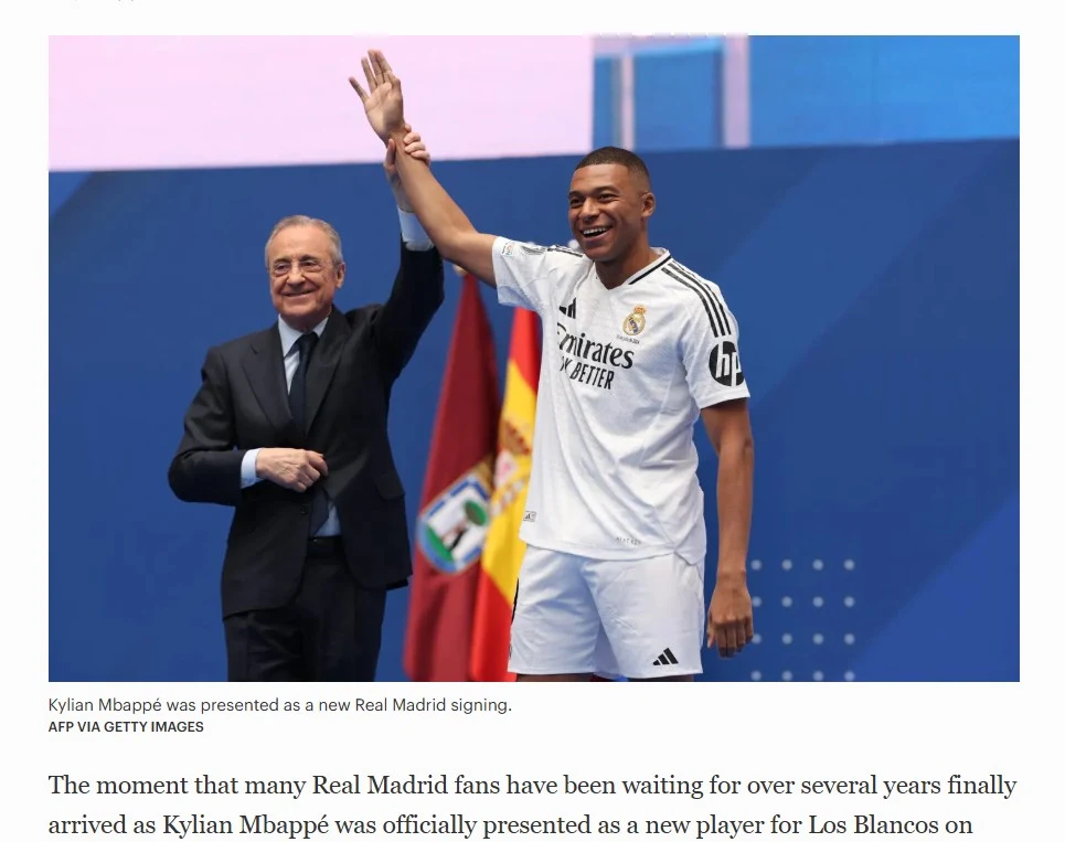 Kylian Mbappé Real Madrid