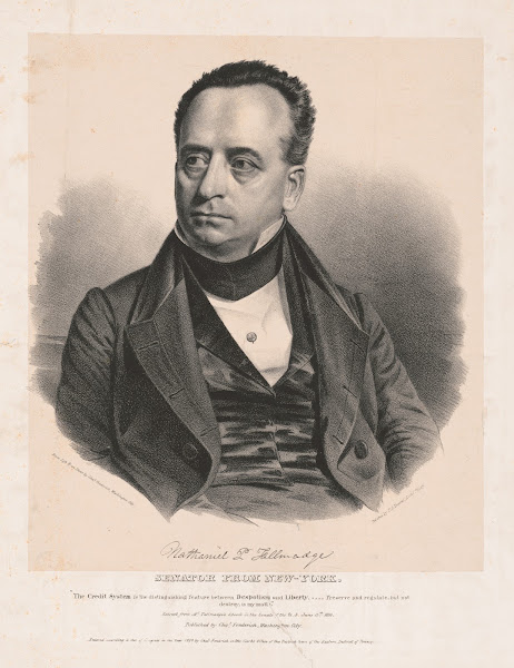 Nathaniel P Tallmadge Senator from New York 1839
