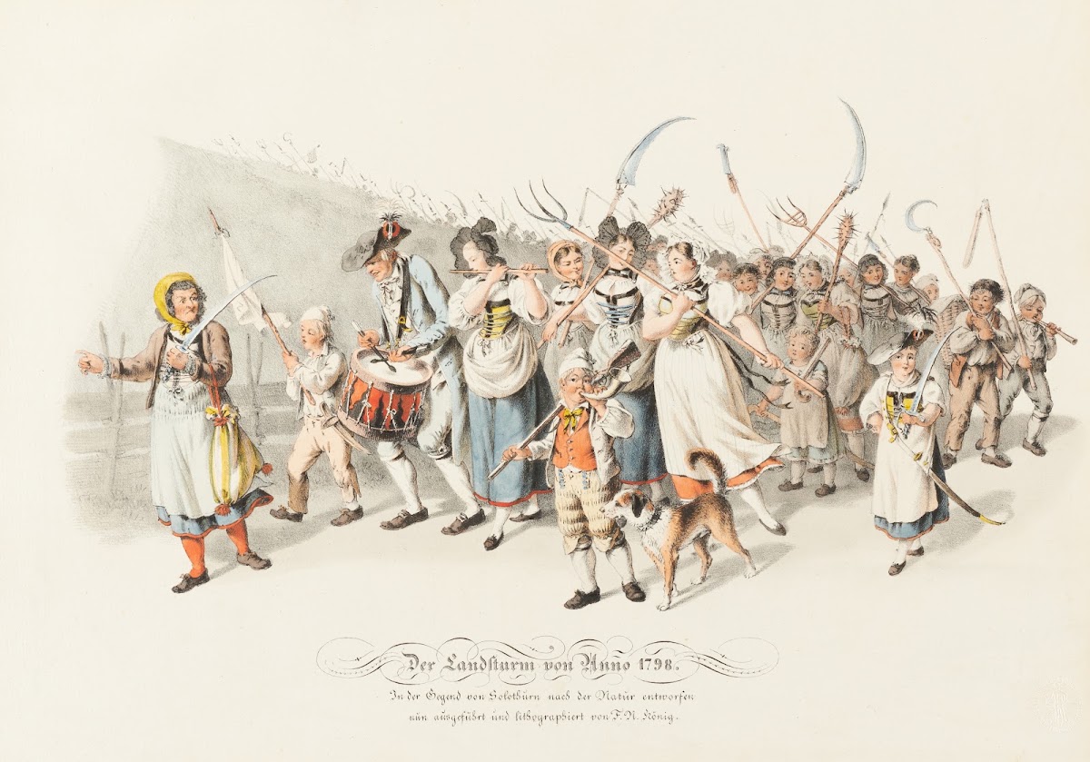 Der Landsturm von Anno 1798 1825