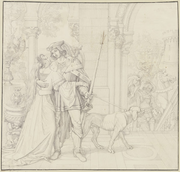 Siegfrieds Abschied von Kriemhilde 1812