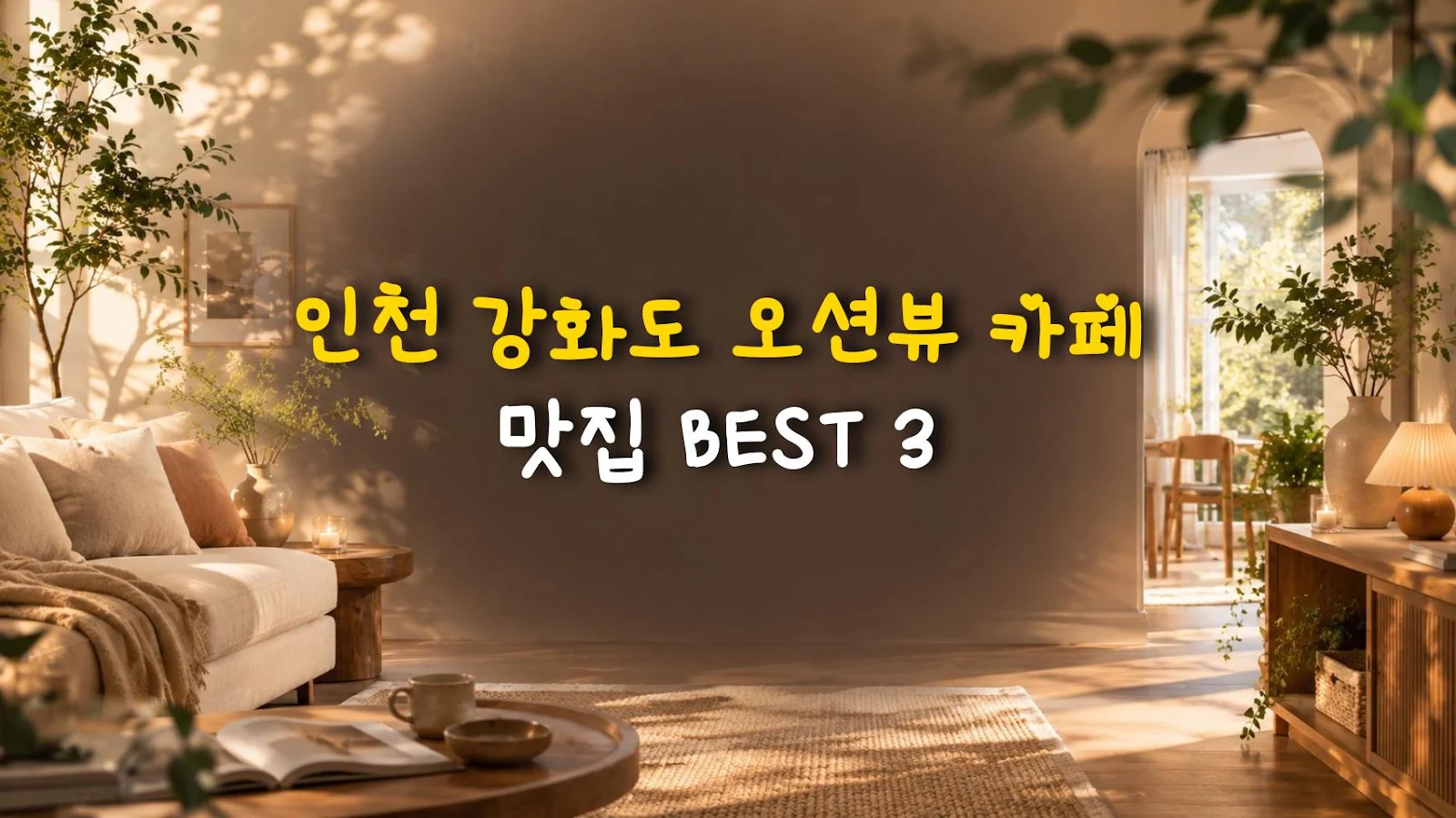 인천 강화도 오션뷰 카페 맛집 BEST 3