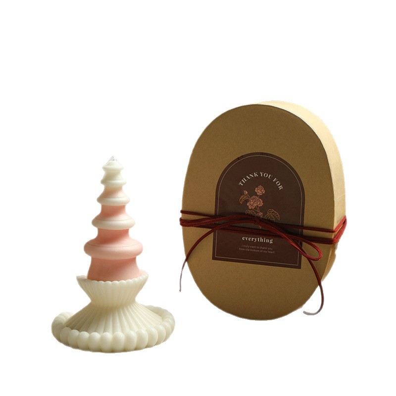Scented candle in gift box