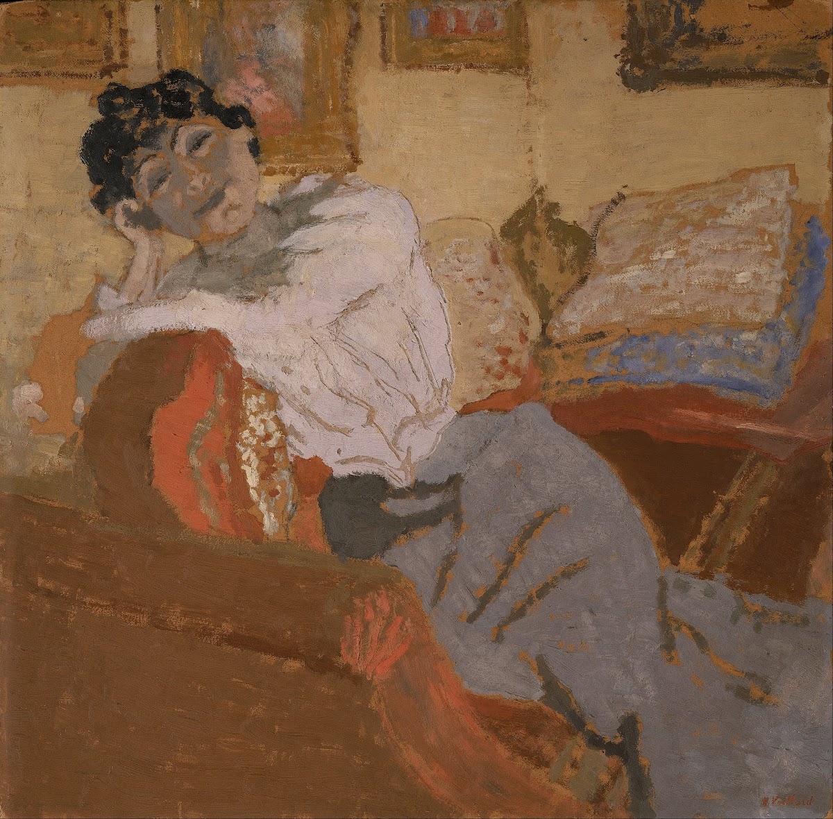 Madame Hessel on the Sofa 1900